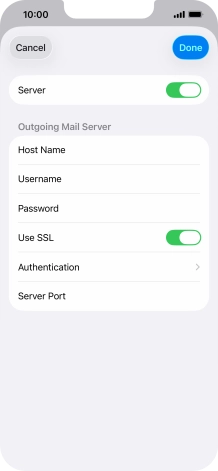 Press Authentication.