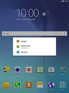 Pulsa Modo Avión para activar o desactivar la función.