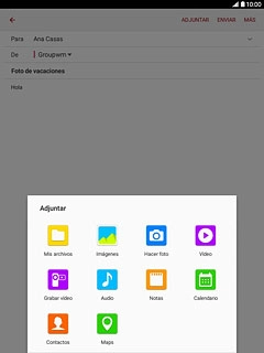 Pulsa Mis archivos.Desplázate a la carpeta deseada.