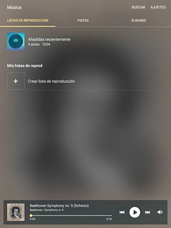Pulsa Crear lista de reproducción.