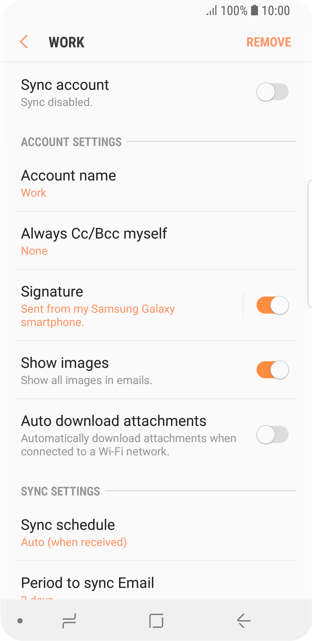 Change email server settings on samsung s9 nexusdelta