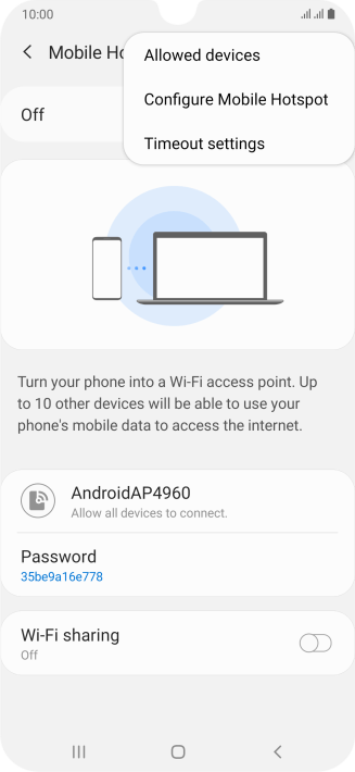 Samsung Galaxy A50 - Use your phone as Wi-Fi hotspot | Vodafone UK