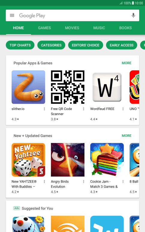 google play samsung active 2