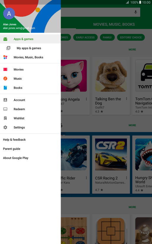 Samsung Galaxy Tab A 10.1 (2016) - Uninstall apps | Vodafone UK