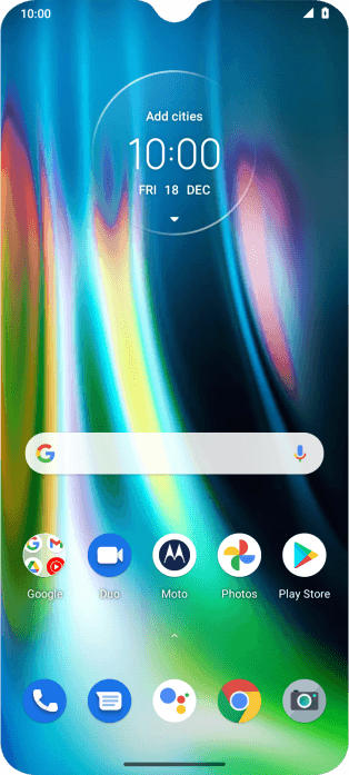 Motorola moto g9 play list of screen icons vodafone uk