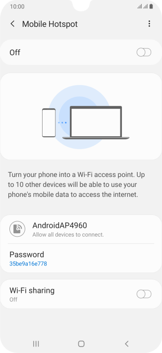 samsung a50 hotspot
