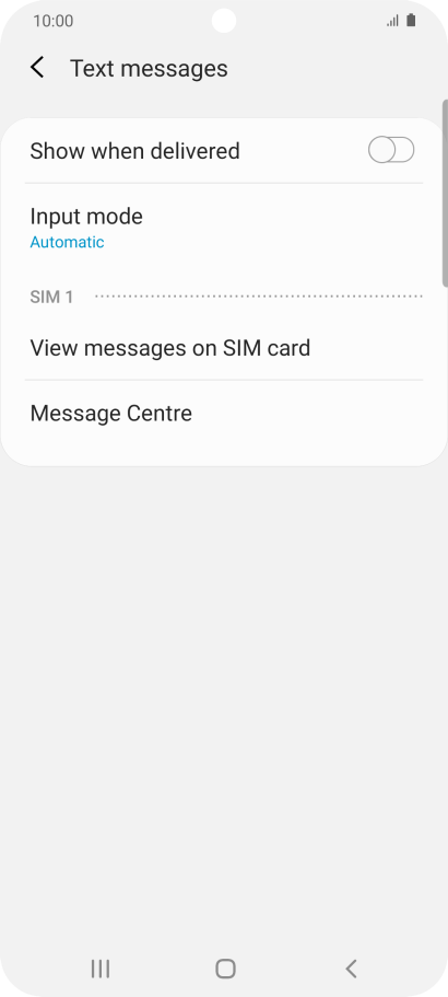 garmin s20 text messages