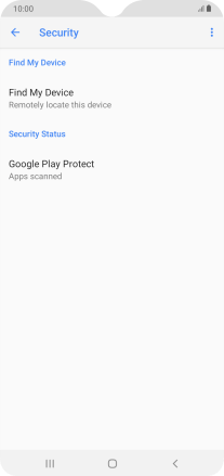 samsung galaxy a10 settings