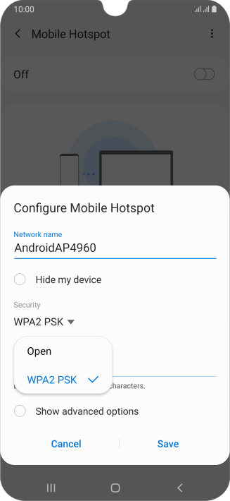 samsung a50 hotspot