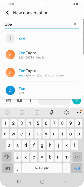 garmin s20 text messages