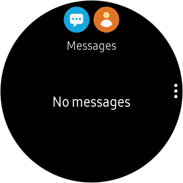 galaxy watch text messages
