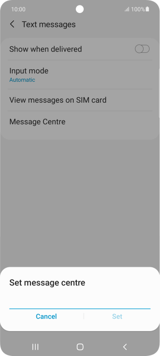 Guide for the Samsung Galaxy A52 5G - Set up your phone for text messaging | Vodafone Australia