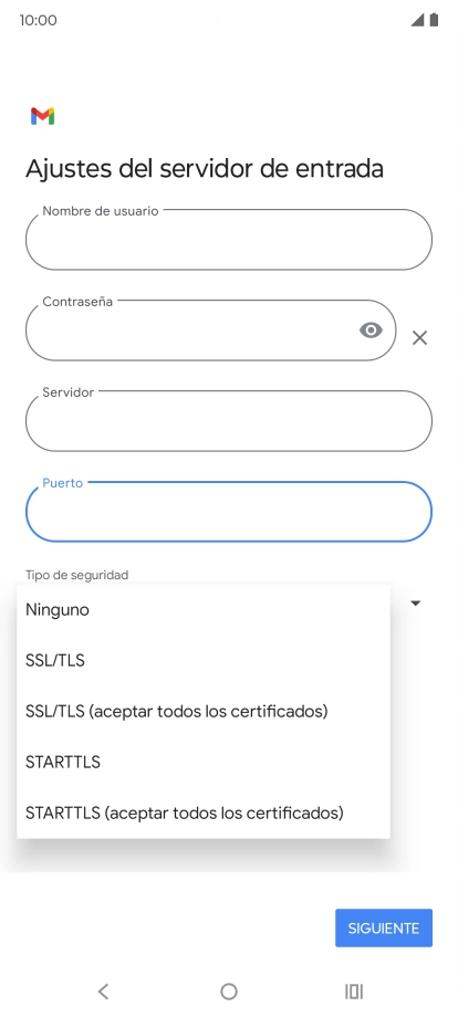 Pulsa SSL/TLS.