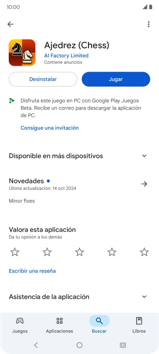 Pulsa Desinstalar.