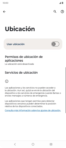 Pulsa el indicador junto a 