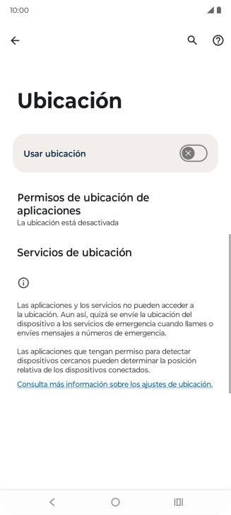 Pulsa el indicador junto a 
