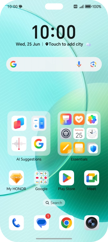 The text/picture message icon shows that you've received a new text or picture message.