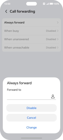 Press Disable.