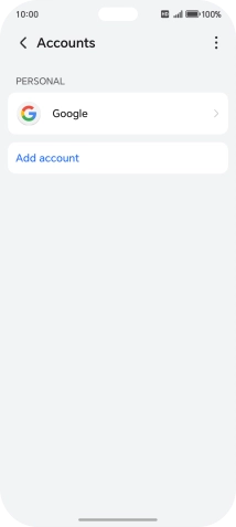 Press Add account.