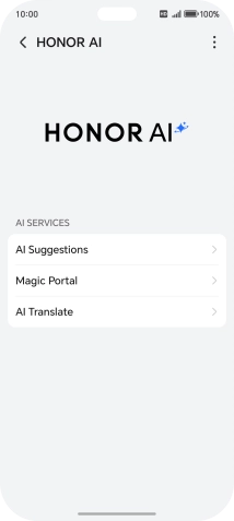 More examples of Honor AI usage are now displayed.