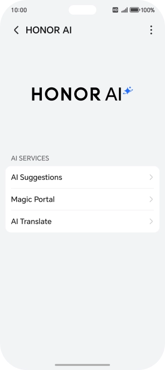 More examples of Honor AI usage are now displayed.