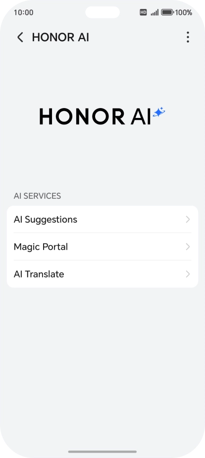 More examples of Honor AI usage are now displayed.