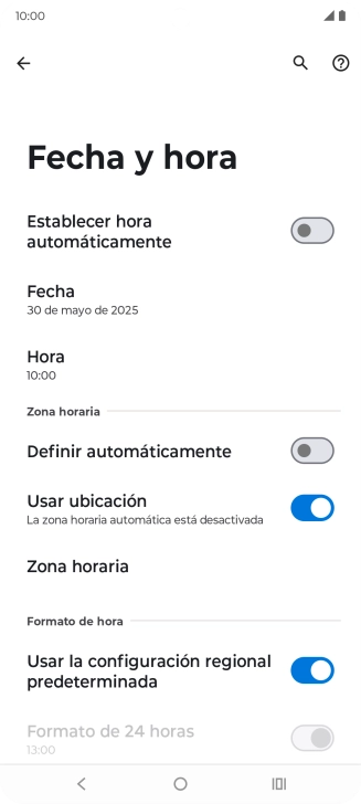 Pulsa el indicador junto a 