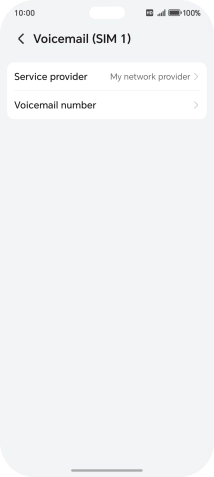 Press Voicemail number.