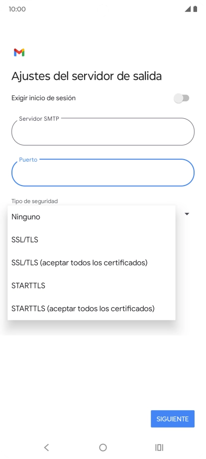 Pulsa SSL/TLS.