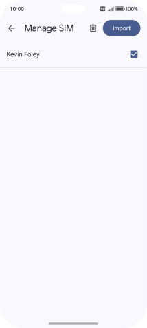 Press the fields next to the required contacts to select them.