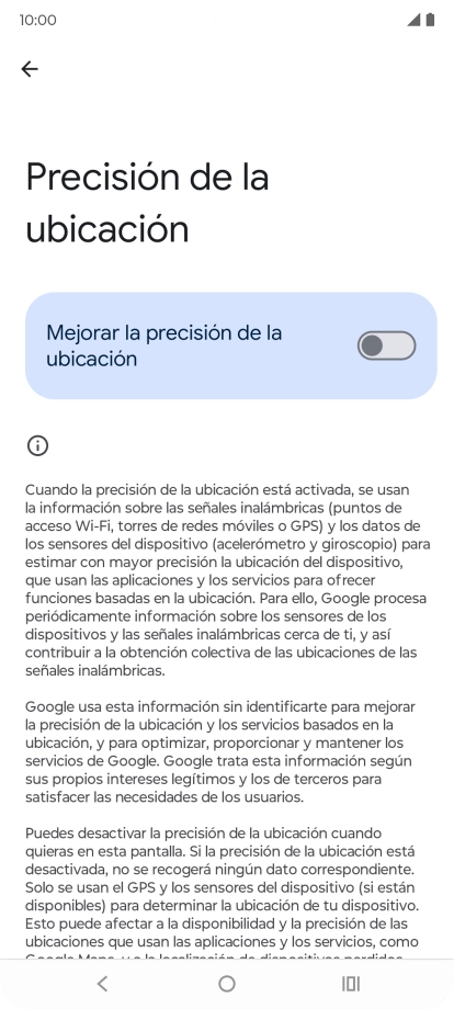Si pulsas el indicador junto a 