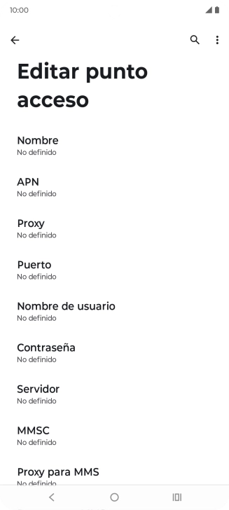 Pulsa Nombre.