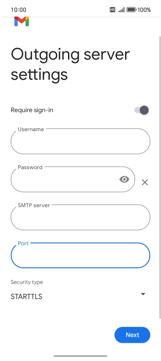 Press the drop down list below 