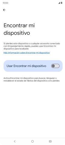 Pulsa el indicador junto a 
