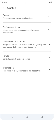 Pulsa Preferencias de red.