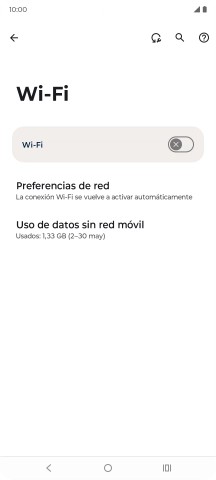 Pulsa el indicador junto a 