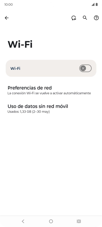 Pulsa el indicador junto a 