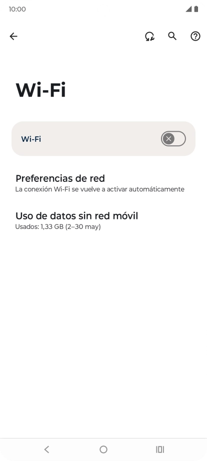 Pulsa el indicador junto a 