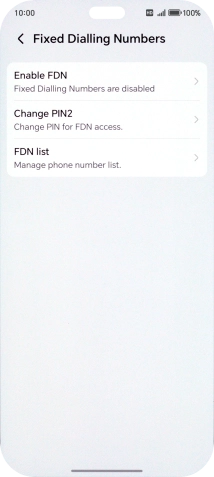 Press FDN list.