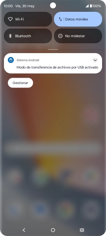 Pulsa la lista desplegable.