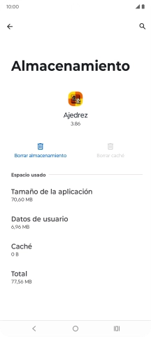 Pulsa la tecla de inicio para terminar y regresar a la pantalla de inicio.