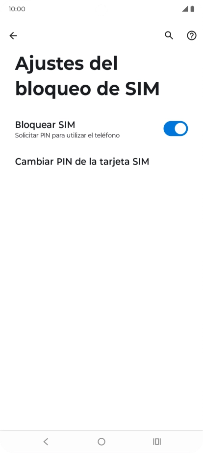 Pulsa el indicador junto a 