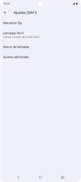 Pulsa Desvío de llamadas.
