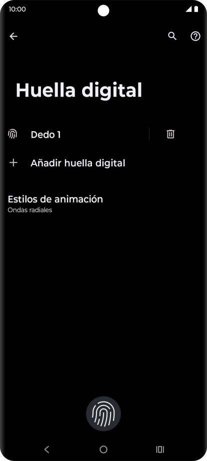 Pulsa la tecla de retroceso.