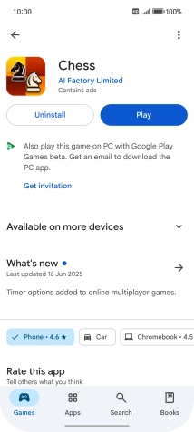 Press Uninstall.