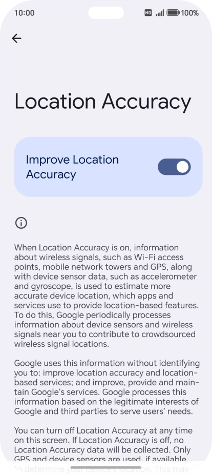 If you press the indicator next to 