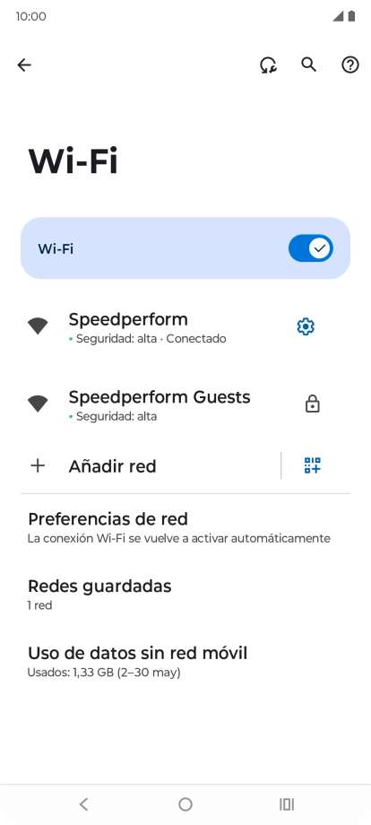Pulsa la tecla de inicio para terminar y regresar a la pantalla de inicio.