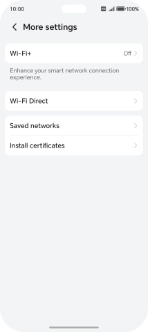 Press Wi-Fi+.