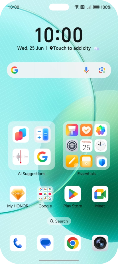 The Wi-Fi icon shows that your phone is connected to a Wi-Fi network.