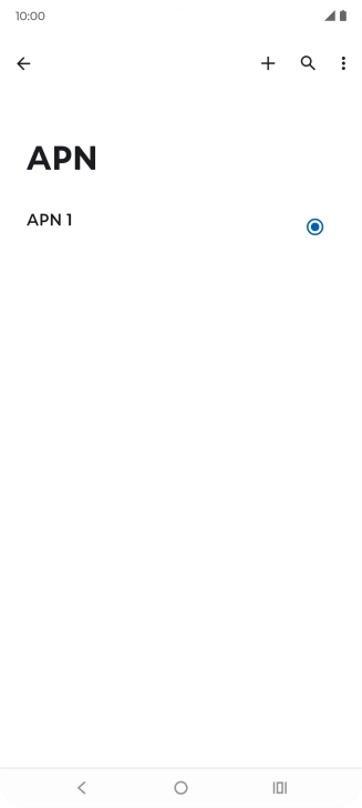 Pulsa el icono de añadir.